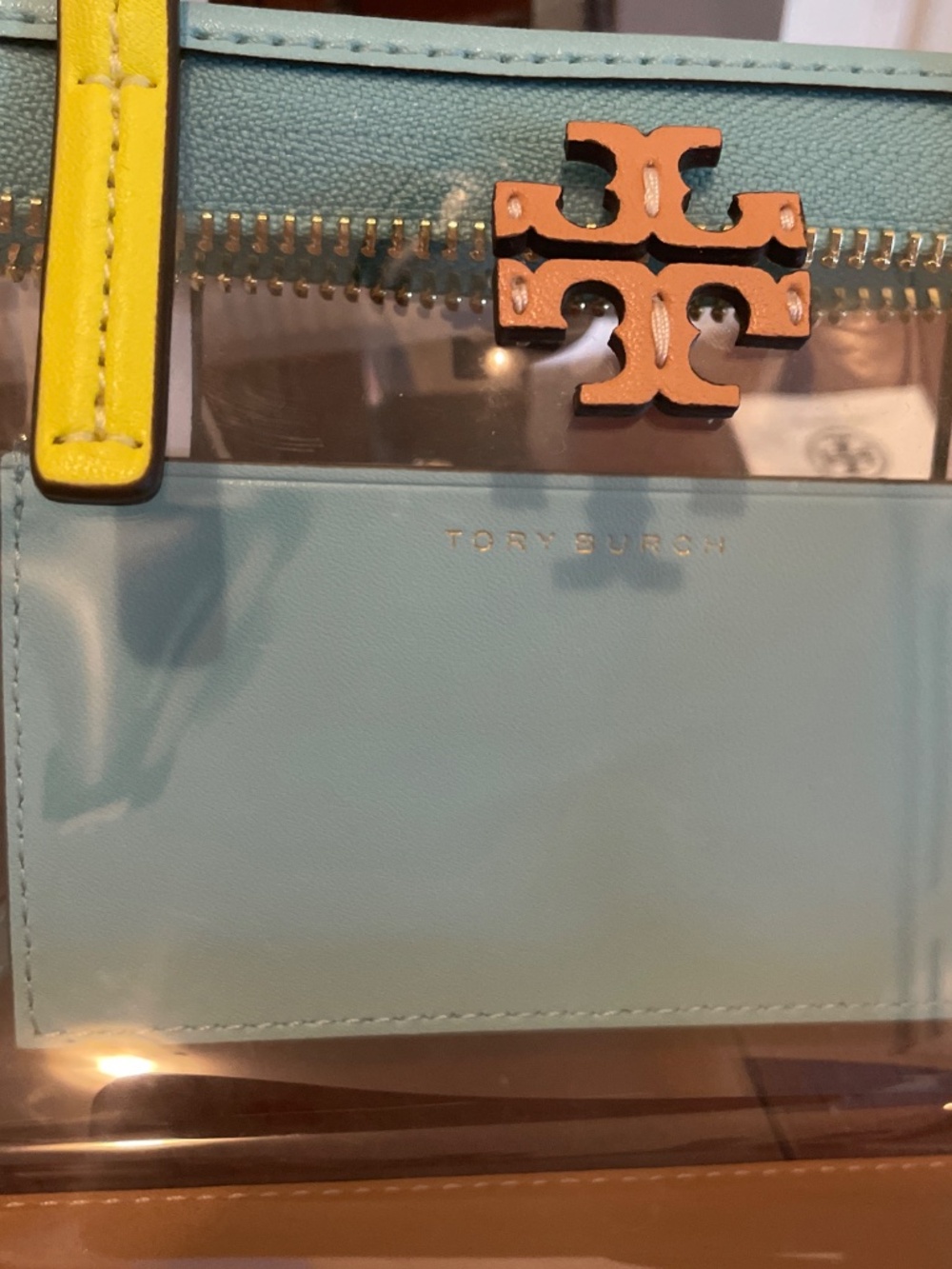 Brand New NWT Tory Burch Blake Clear Mini Tote purse bag TB - Picture 15 of 16